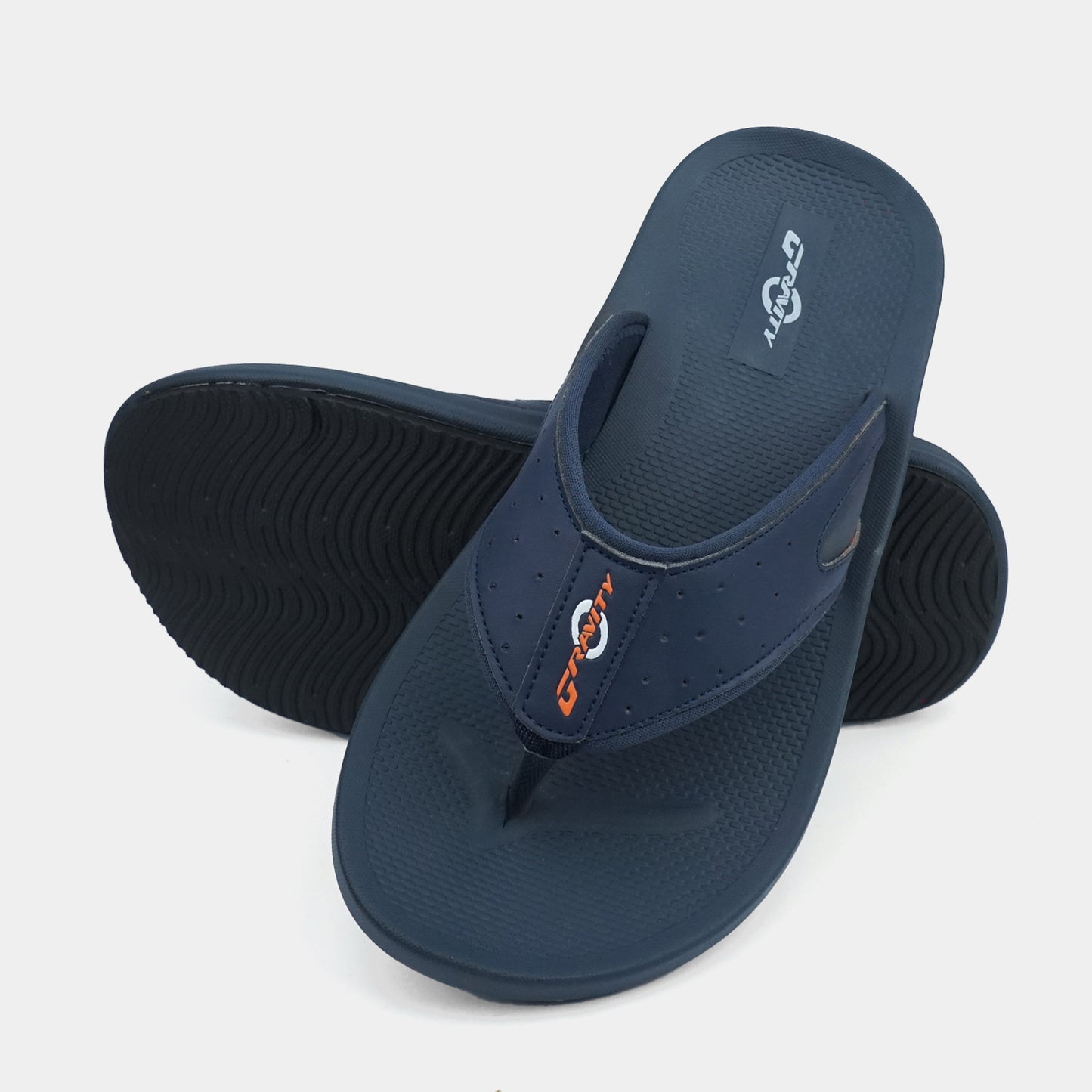 Walkmoc Mens Medicated Slippers G-062 Blue