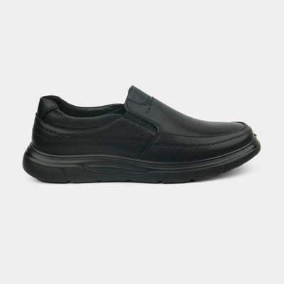 Urban Walk Leather Formal Shoes - Black