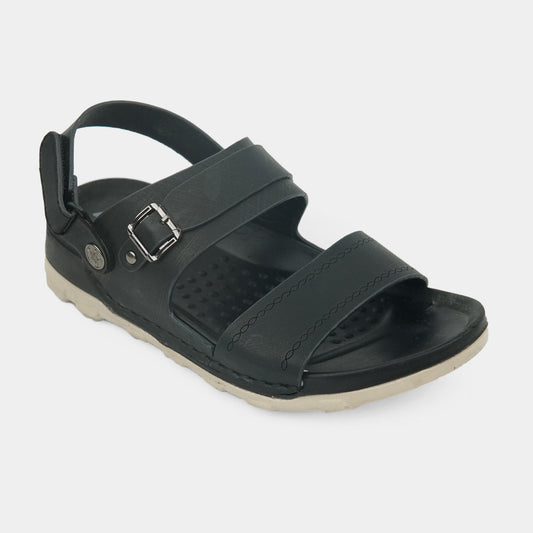 Kids Soft & Stylish Microfiber Sandals- 1-Black