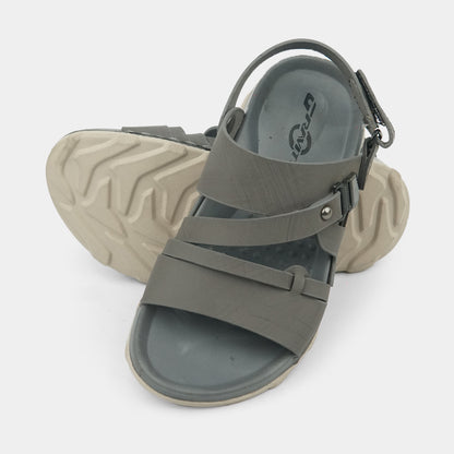 Kids Soft & Stylish Microfiber Sandals- 7-Grey