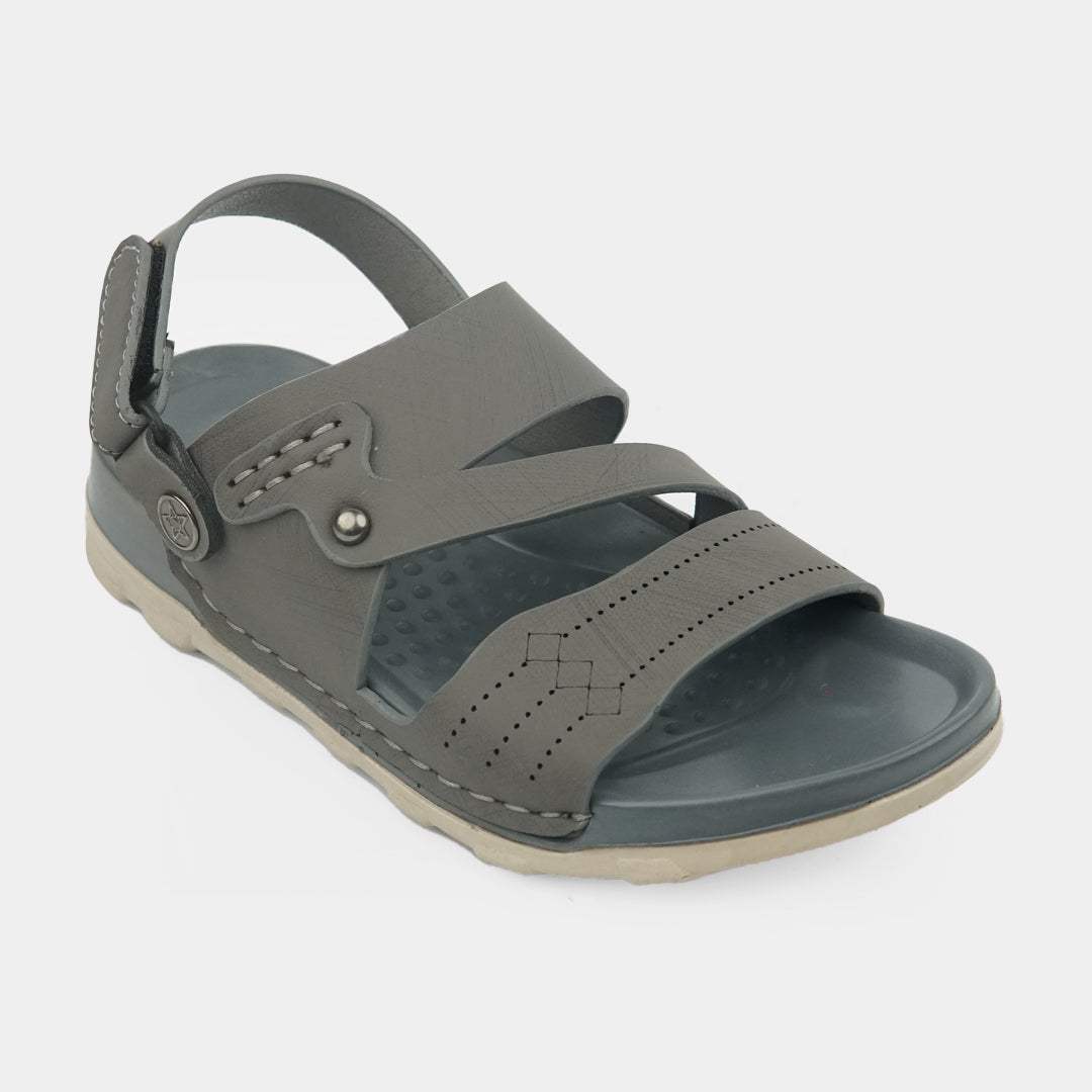 Kids Soft & Stylish Microfiber Sandals- 9-Grey