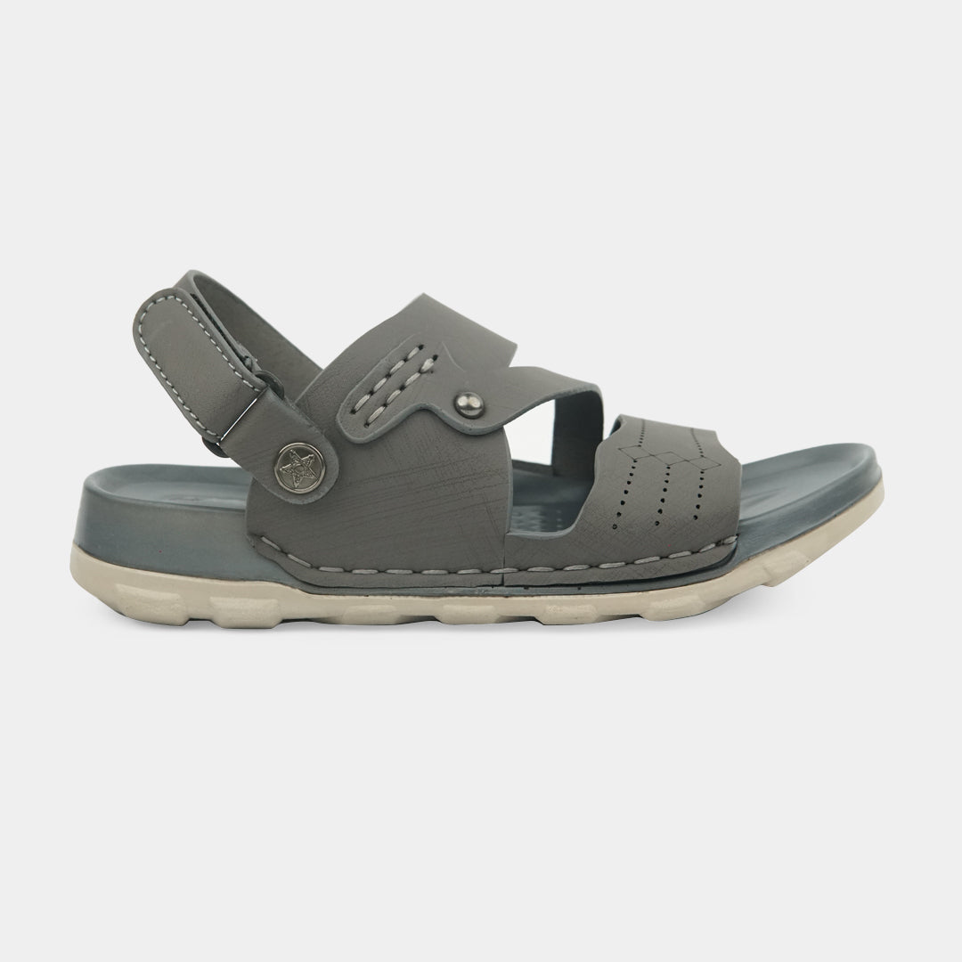 Kids Soft & Stylish Microfiber Sandals- 9-Grey