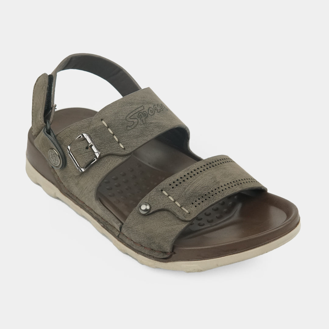 Kids Soft & Stylish Microfiber Sandals- 10-Grey