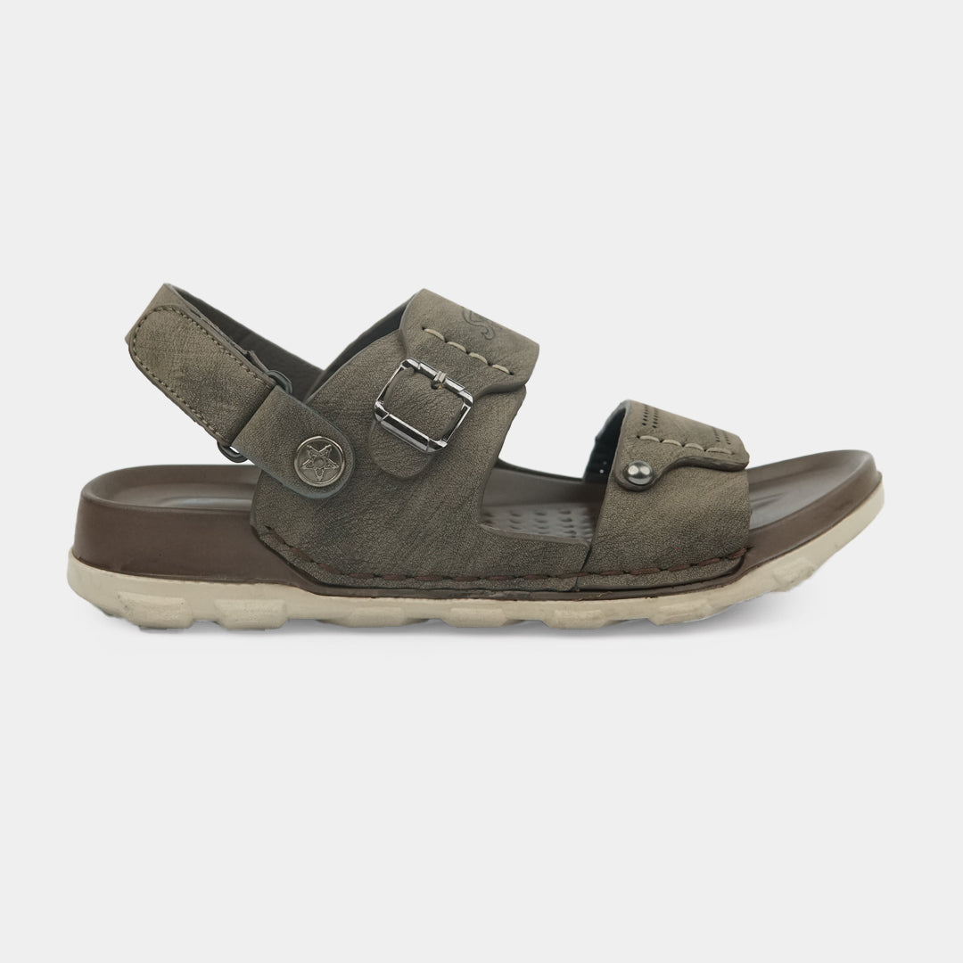 Kids Soft & Stylish Microfiber Sandals- 10-Grey