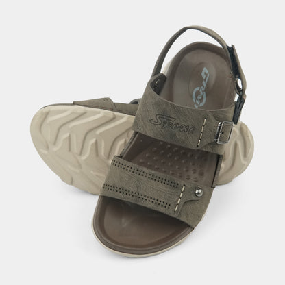 Kids Soft & Stylish Microfiber Sandals- 10-Grey