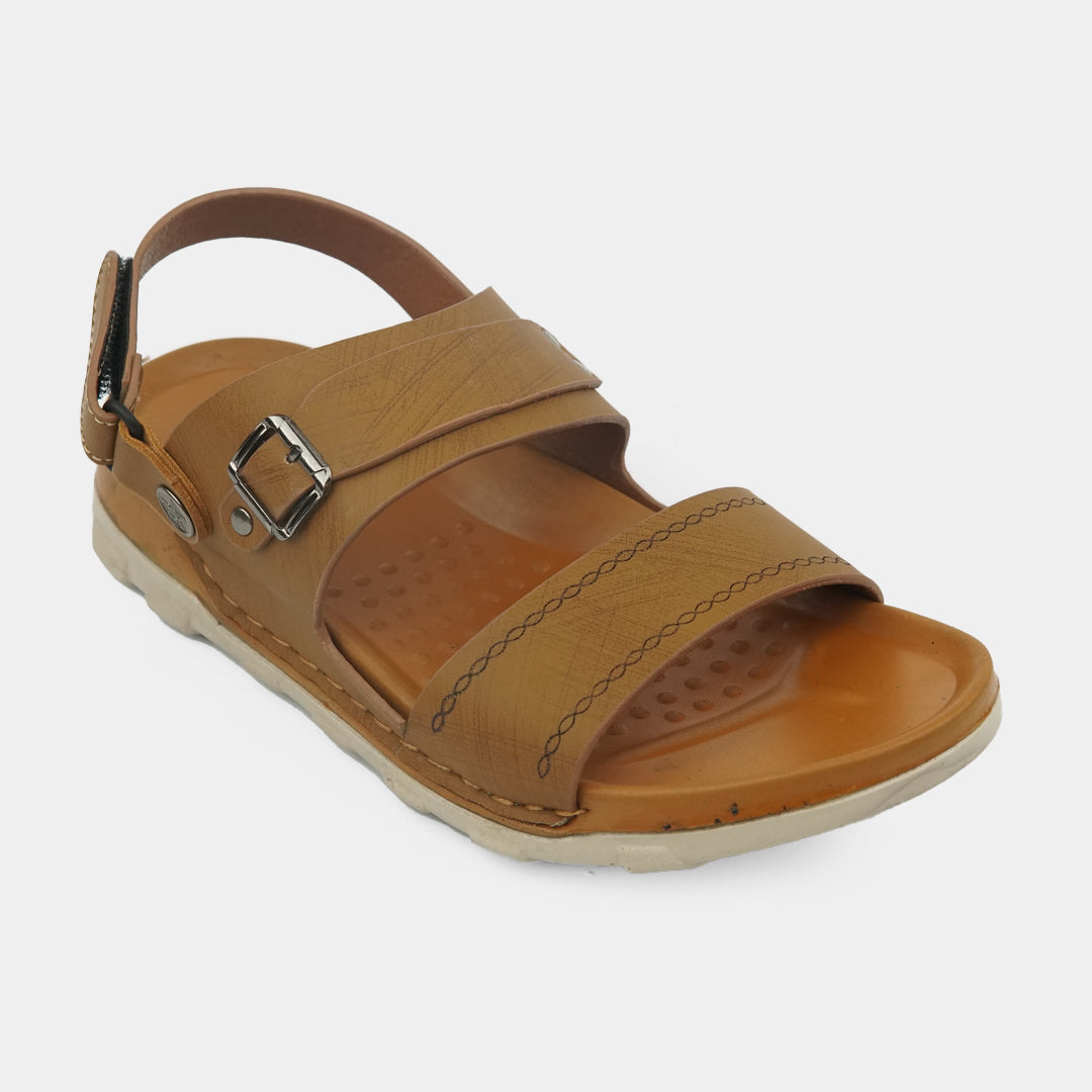 Kids Soft & Stylish Microfiber Sandals- 12-Mustard