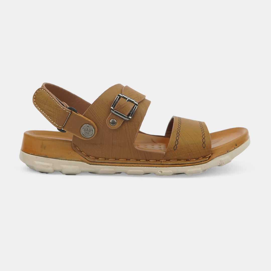 Kids Soft & Stylish Microfiber Sandals- 12-Mustard