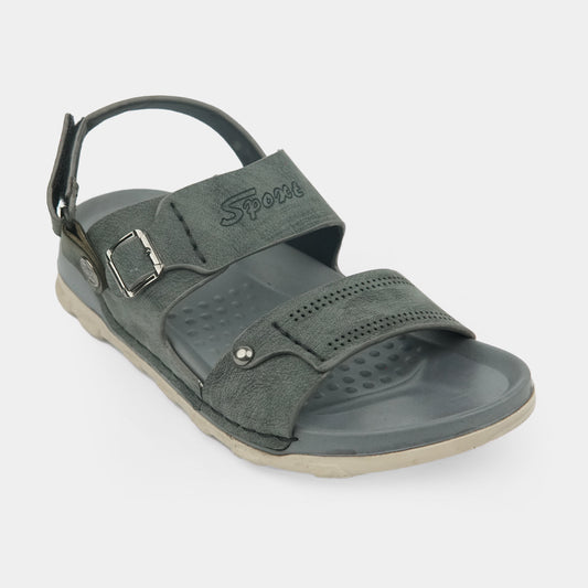 Kids Soft & Stylish Microfiber Sandals- 11-Black